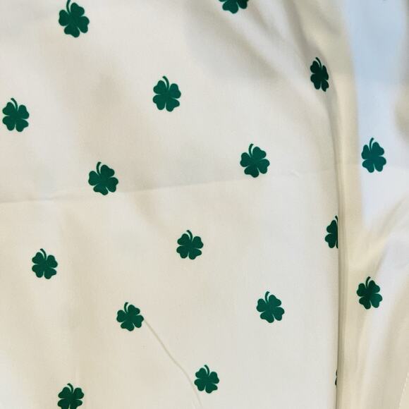 Tipsy Elves St Patty Day Shorts Clovers All Over Mens XXL White/Green (A0130) - Picture 2 of 7